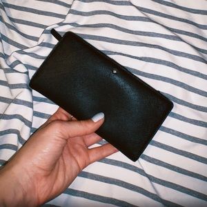 Kate Spade Black Bifold Wallet